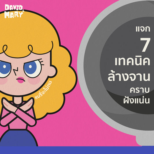 วิธีล้างคราบฝังแน่น - David & Mary